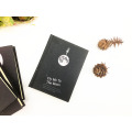 A6 Vintage New Tear Black Cardboard Hard Book Notebook para Paiting Drawing Diary Journal Creative Gift